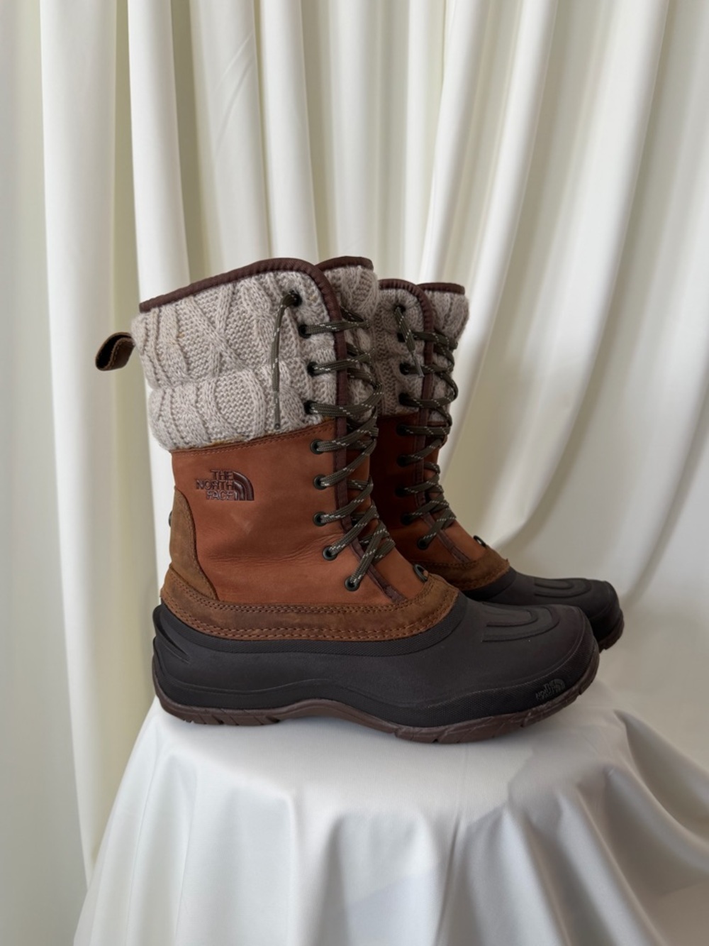 The North Face Women’s Shellista II Knit Winter Boots US 9 - Picture 2 of 16